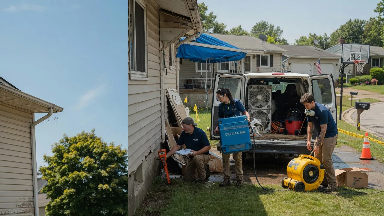 Ceiling Leak Cleanup in Fairfield, OH near me